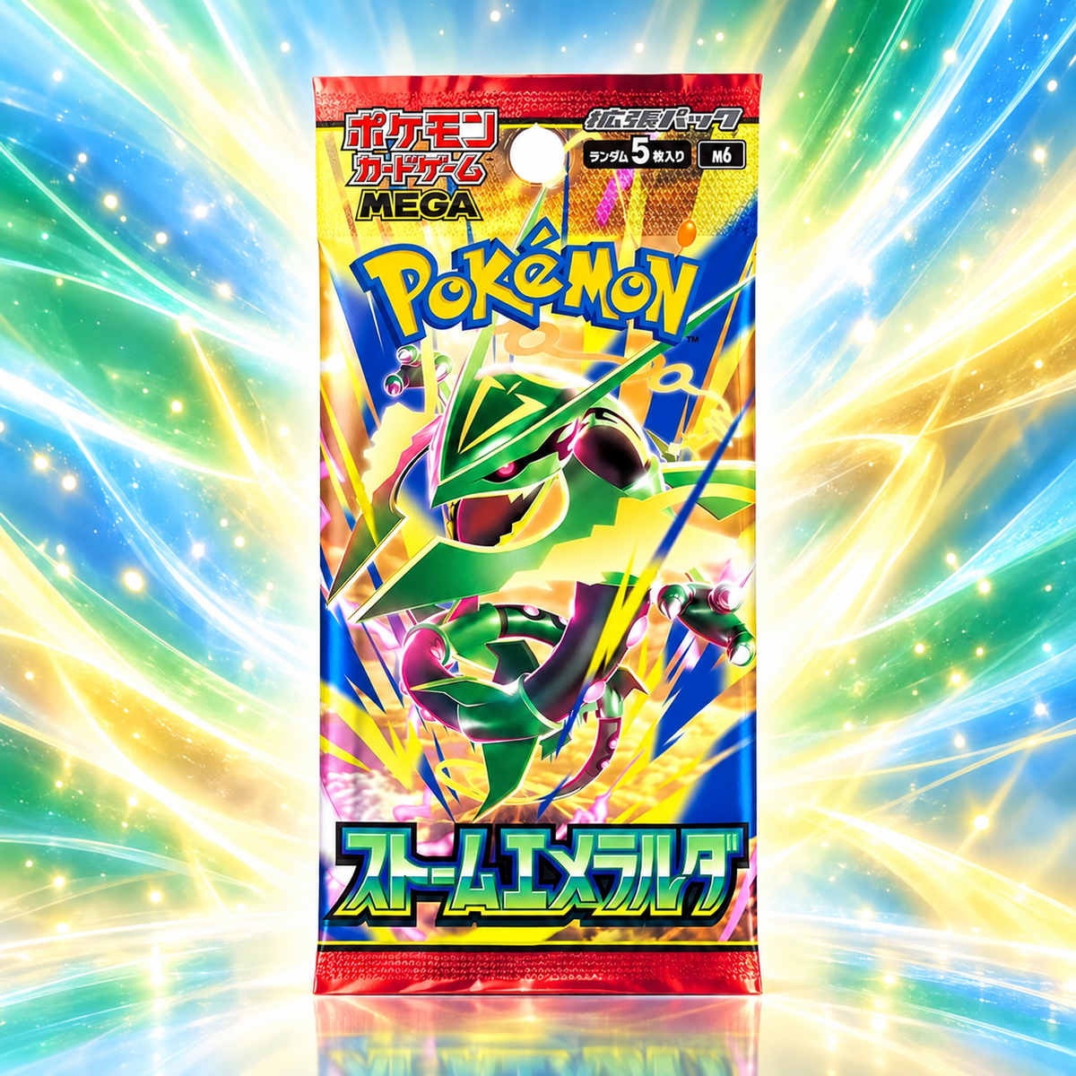 Pokémon M6 Storm Emerald Japanese single booster pack